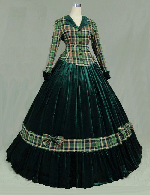 Ladies Victorian Dickensian Carol Singer Day Costume Size 16 - 18 Image